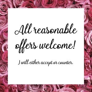 All Reasonable Offers Welcome!